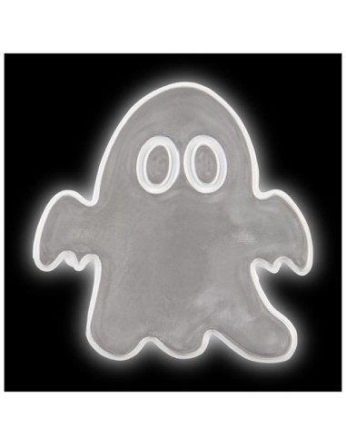 Piccolo adesivo riflettente a forma di fantasma