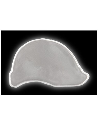 Adesivo riflettente a forma di casco