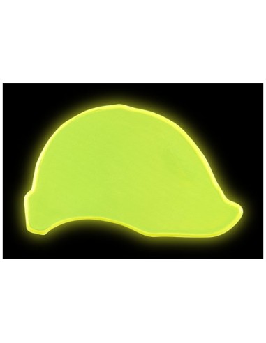 Adesivo riflettente a forma di casco