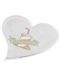 Grande adesivo riflettente a forma di cuore