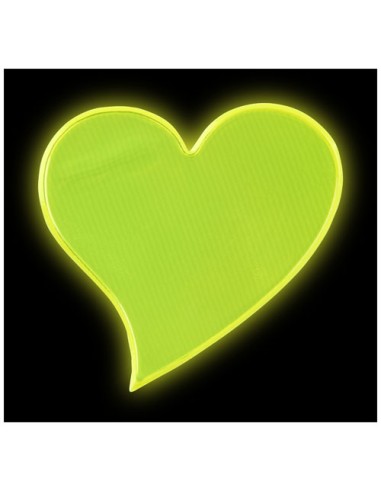 Grande adesivo riflettente a forma di cuore
