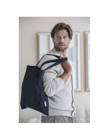 Tote bag in cotone riciclato GRS da 140 g/m2 Madras - 7L