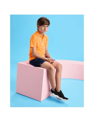 Polo sportiva a maniche corte da bambino da 150 g/m² Monzha