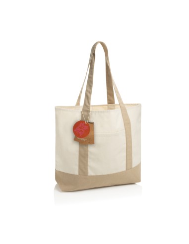Shopper 350gm2 SHOP LOCAL in cotone riciclato AWARE™