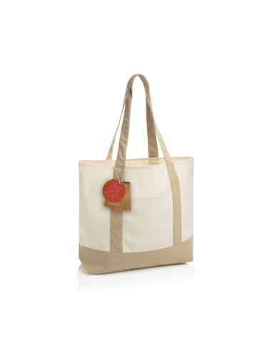 Shopper 350gm2 SHOP LOCAL in cotone riciclato AWARE™