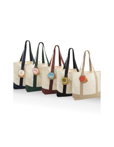 Shopper 350gm2 SHOP LOCAL in cotone riciclato AWARE™