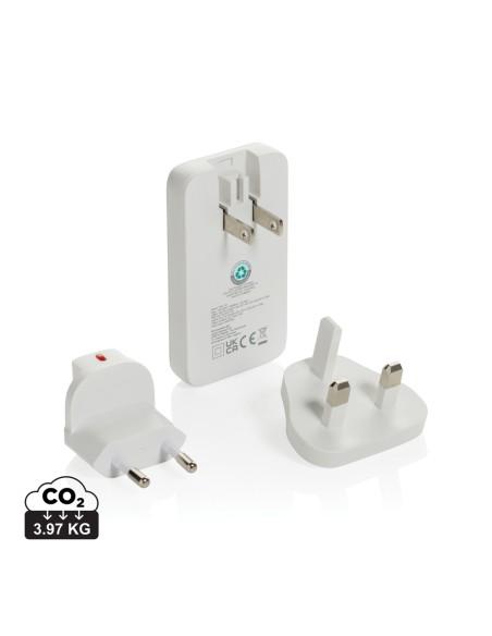 Caricabatterie sottile Fluxo 65W GAN con conettori RCS