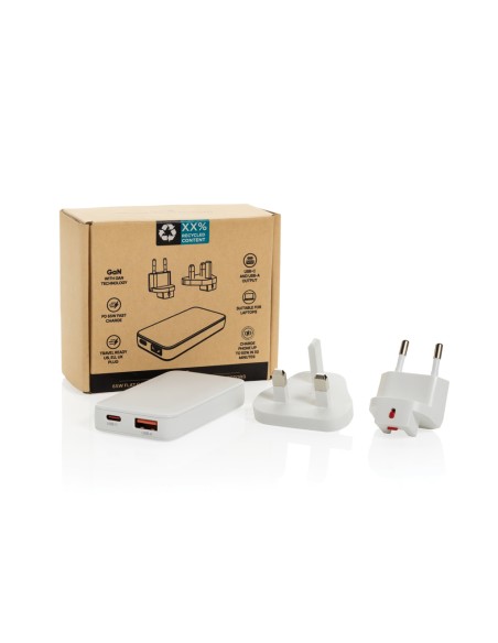 Caricabatterie sottile Fluxo 65W GAN con conettori RCS