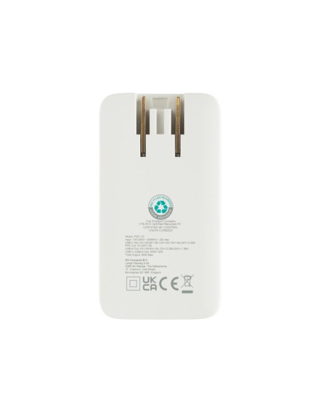 Caricabatterie sottile Fluxo 65W GAN con conettori RCS