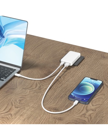 Caricabatterie sottile Fluxo 65W GAN con conettori RCS