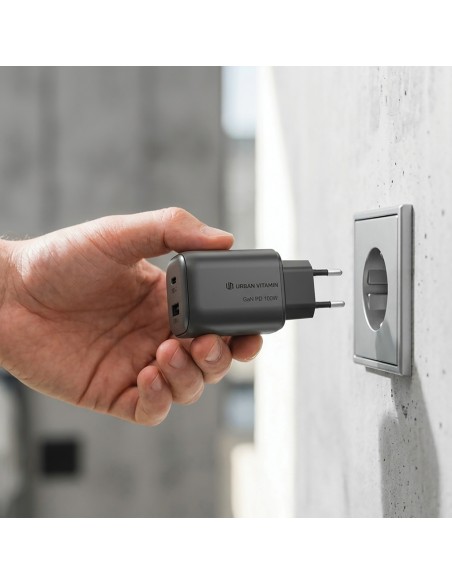 Caricatore wireless 100W GAN Urban Vitamin Livermore RCS