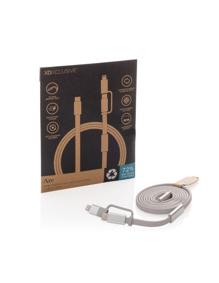 Cavo di ricarica rapida 60W 2-in-1 Arc RCS da 120 cm