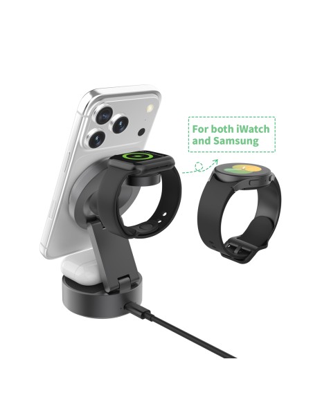 Caricatore wireless 3 in 1 ultraveloce 25W  RCS