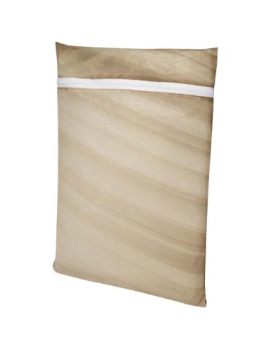 Sacchetto con zip e stampa a sublimazione in PET riciclato Tidy