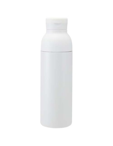 Borraccia in acciaio inossidabile riciclato certificato RCS a doppia parete da 650 ml con set di coperchi da 3 pezzi Illumina