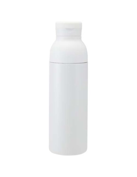Borraccia in acciaio inossidabile riciclato certificato RCS a doppia parete da 650 ml con set di coperchi da 3 pezzi Illumina
