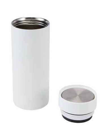 Borraccia in acciaio inossidabile riciclato certificato RCS a doppia parete da 650 ml con set di coperchi da 3 pezzi Illumina