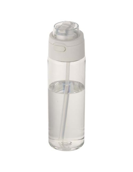 Borraccia in plastica riciclata RCS con tappo a doppia funzione e cannuccia a scatto da 700 ml Theron
