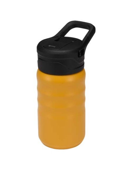 Borraccia sportiva in acciaio inossidabile a doppia parete riciclato RCS con cannuccia ribaltabile d 350 ml Knox