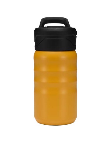 Borraccia sportiva in acciaio inossidabile a doppia parete riciclato RCS con cannuccia ribaltabile d 350 ml Knox