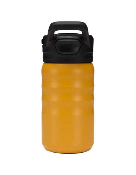 Borraccia sportiva in acciaio inossidabile a doppia parete riciclato RCS con cannuccia ribaltabile d 350 ml Knox