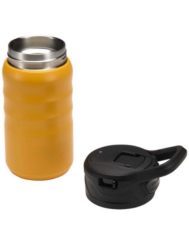 Borraccia sportiva in acciaio inossidabile a doppia parete riciclato RCS con cannuccia ribaltabile d 350 ml Knox
