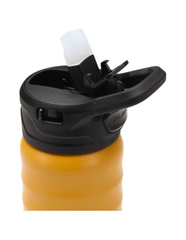 Borraccia sportiva in acciaio inossidabile a doppia parete riciclato RCS con cannuccia ribaltabile d 350 ml Knox