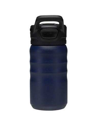 Borraccia sportiva in acciaio inossidabile a doppia parete riciclato RCS con cannuccia ribaltabile d 350 ml Knox