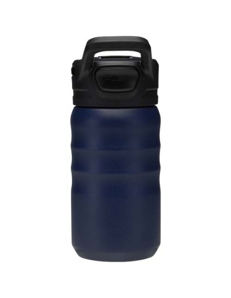 Borraccia sportiva in acciaio inossidabile a doppia parete riciclato RCS con cannuccia ribaltabile d 350 ml Knox