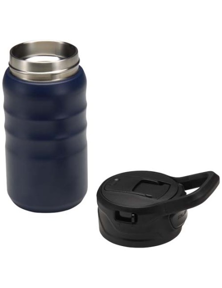 Borraccia sportiva in acciaio inossidabile a doppia parete riciclato RCS con cannuccia ribaltabile d 350 ml Knox