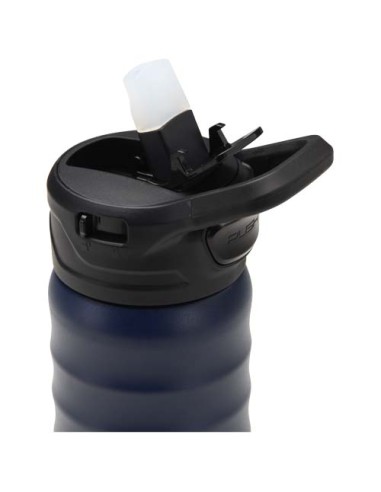 Borraccia sportiva in acciaio inossidabile a doppia parete riciclato RCS con cannuccia ribaltabile d 350 ml Knox
