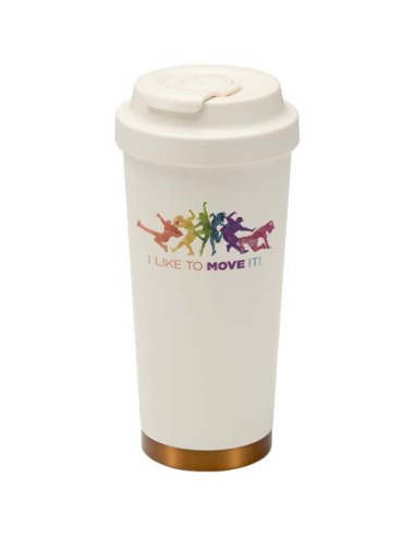 Bicchiere termico da 480 ml in acciaio inossidabile riciclato RCS a doppia parete Hampton