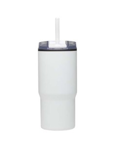 Bicchiere termico in materiale riciclato RCS a doppia parete con cannuccia da 540 ml Westin
