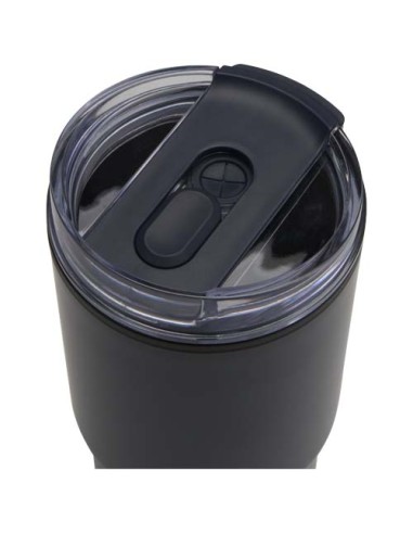 Bicchiere termico in materiale riciclato RCS a doppia parete con cannuccia da 540 ml Westin