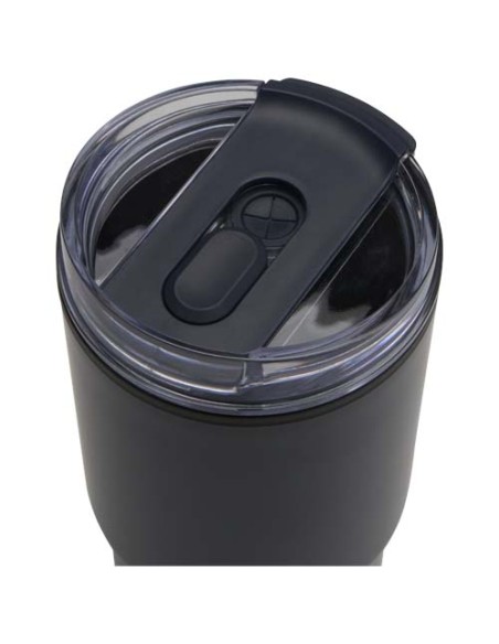 Bicchiere termico in materiale riciclato RCS a doppia parete con cannuccia da 540 ml Westin