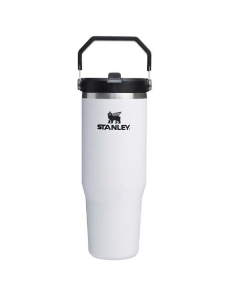 Bicchiere isolato Stanley IceFlow™ 2.0 da 890 ml in acciaio inox con cannuccia ribaltabile