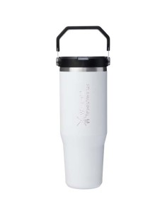 Bicchiere isolato Stanley IceFlow™ 2.0 da 890 ml in acciaio inox con cannuccia ribaltabile