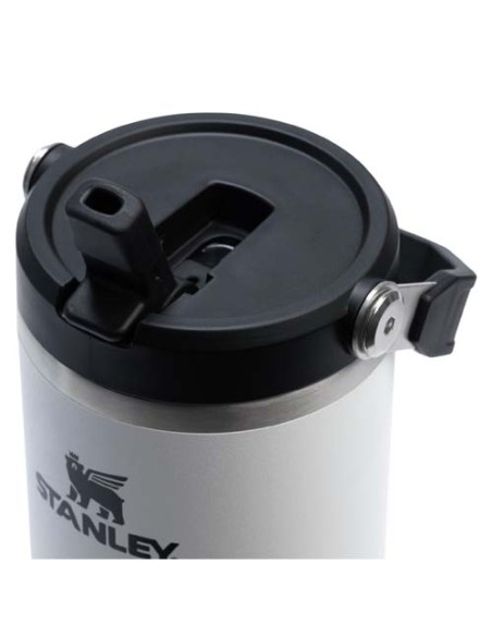 Bicchiere isolato Stanley IceFlow™ 2.0 da 890 ml in acciaio inox con cannuccia ribaltabile