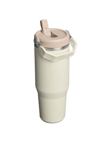 Bicchiere isolato Stanley IceFlow™ 2.0 da 890 ml in acciaio inox con cannuccia ribaltabile