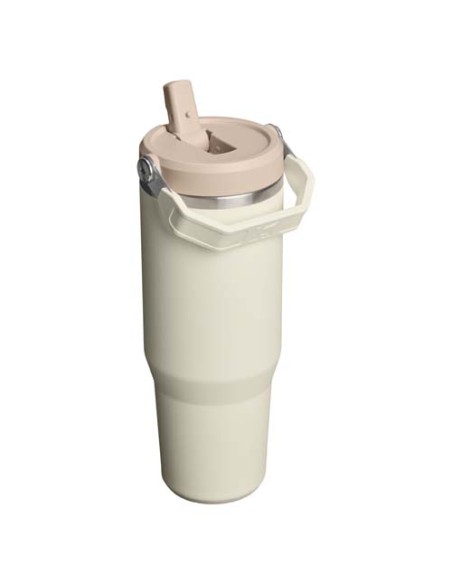 Bicchiere isolato Stanley IceFlow™ 2.0 da 890 ml in acciaio inox con cannuccia ribaltabile