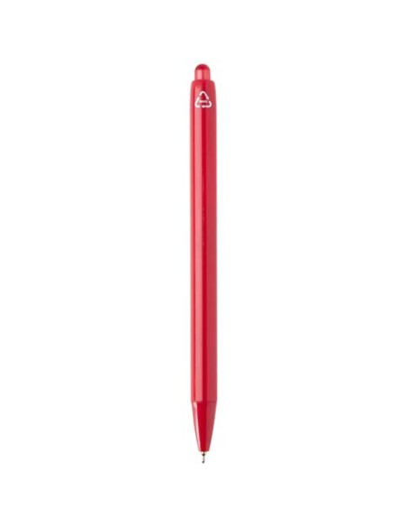 Penna a sfera a doppia iniezione in materiale riciclato certificato RCS (inchiostro blu) Glen