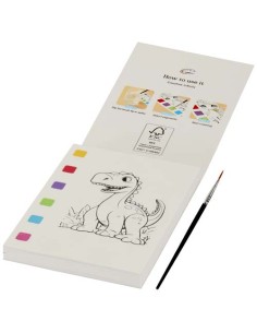 Libro da colorare e set di pennarelli acquerellabili Quell