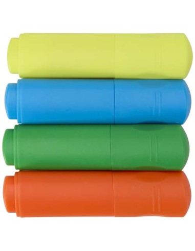 Set di evidenziatori in plastica riciclata Mini