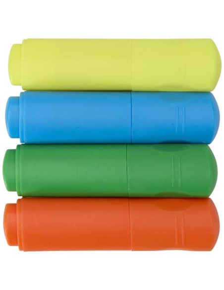 Set di evidenziatori in plastica riciclata Mini