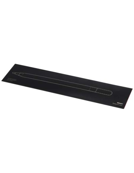 Penna a sfera a rotazione in alluminio riciclato SMART (inchiostro nero)