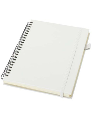 Quaderno A5 a spirale con copertina rigida in plastica riciclata Liss