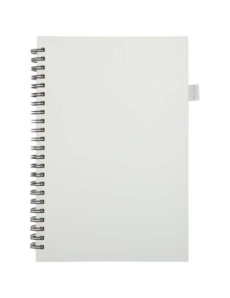 Quaderno A5 a spirale con copertina rigida in plastica riciclata Liss
