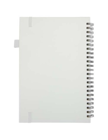 Quaderno A5 a spirale con copertina rigida in plastica riciclata Liss