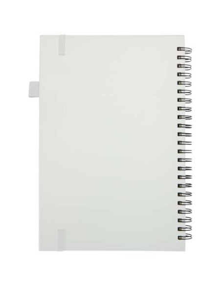 Quaderno A5 a spirale con copertina rigida in plastica riciclata Liss