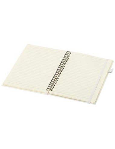 Quaderno A5 a spirale con copertina rigida in plastica riciclata Liss
